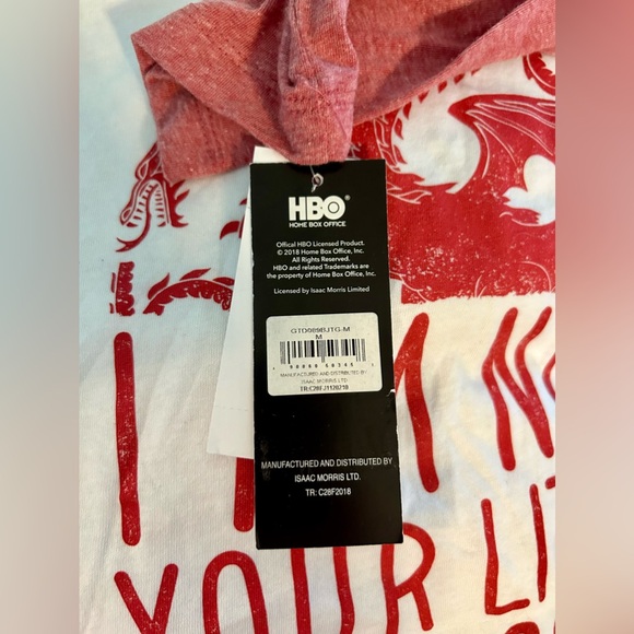 Game of Thrones “I am not your little princess” Baseball Shirt Size Medium - Picture 5 of 6